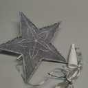 Brizled Smart Christmas Star Tree Topper, 9" 11 LED 200+ Dynamic Modes RGB 3D Star Treetop Bluetooth App Control, Color Changing USB Christmas Tree Topper, Music Sync Tree Top Star for Xmas Holiday