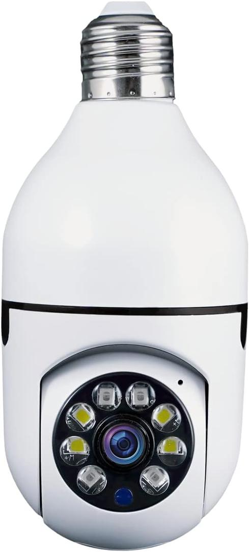 Security Camera, Two Way Talk 1080P HD Video WiFi Smart Camera, Indoor Outdoor Night Vision 360 Degree Motion Detection with SD Card