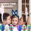 6PCS 3D Printed Dragon Eggs with Dragon Inside, Easter Basket Stuffers Mini Mystery Crystal Egg Fidget Toy, Surprise 3D Printed Animals Toy