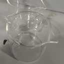 Espresso Cups Set of 2, 4 Oz Espresso Shot Glass with Handle Double Spout Cups Clear Glass Milk Cup Coffee Accessories Great for Making Coffee Desserts Salad Dressing