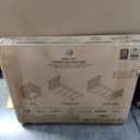 Dream On Me Aden 4-in-1 Convertible Mini Baby Crib in White, GreenGuard Gold & JPMA, Sustainable Pinewood, Non-Toxic Finish, 3 Mattress Heights, Converts to Mini Day & Twin-Size Bed