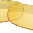 OOWLIT Replacement Lenses Compatible with Oakley Canteen 2014 OO9225 60mm Sunglass (Hd Yellow)