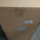 Amazon Basics Square Waste Container, Open Top, Space Saving, 25 Gallons, Grey, Pack of 2