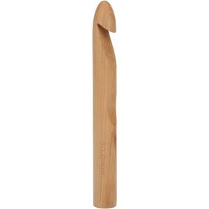30mm Large Wooden Crochet Hooks, Wooden Bamboo Crochet Hooks Set Handcrafted Knitting Needles Weave Yarn Craft Hand Weaving Tool DIY Crafts