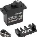 MEUS Racing Cored SCX24 Steering Servo with Mount and Servo Horn for SCX24 1/24 RC Crawler Upgrades Parts (M3280S)