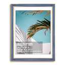 Suede 18x24 Frame - Single Frame, Christmas Elegant Sky Blue 18 x 24 Poster Frame with Mat for 16x20, 18x24 Picture Frames for Artwork, Puzzles, Photos and Movie Posters