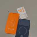 SURITCH for iPhone 15 Pro Max Case with Magnetic Camera Slide Cover and Adjustable Kickstand, Compatible with MagSafe, Shockproof Bumper Case Slim Protective Cover 6.7 Inch, Blue