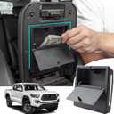 One-Touch Hidden Storage Box for 2016-2023 Toyota Tacoma Accessories | Center Console Organizer Armrest Secret Compartment