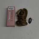 CJL HAIR Claw Clip Short Ponytail Hair Extensions DIY Bendable Metals Messy Bun Hair Piece for Wonen Wavy Curly Synthetic Fake Hairpieces Brunette/Ash Blonde