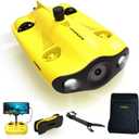 Chasing Gladius Mini Drone S Flash Pack - ROV - Up to 200 m - 4K UHD Camera - Including: Direct-Connect Remote Controller, 64GB SD card, Grabber Claw B, Backpack - Yellow