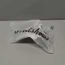 Masquerade Mask, Glitter Carnival Mask with Plumes, Mardi Gras Costume Accessory, White