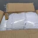 WJWHQ 10 Pack White Round Spandex Tablecloths for 60in Tables, 120Inch Stretchy Fitted 5FT Round Table Clothes,Wrinkle Free Table Cover with Skirt for Wedding Party Dining Banquet, 120 Inch Round - 10 Pcs