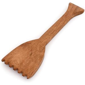 Grill Scrapers Acacia Wood, BBQ Grill Brush with Long Handle Barbecue Cleaning Tools Grill Cleaning Brush for Multi Types Grill Grates, Kitchen (14" X 4" X 0.75")