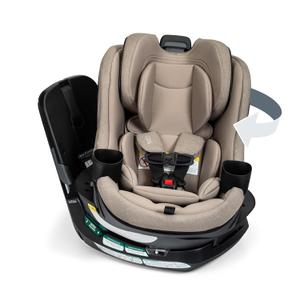 Britax Galaxy360 Slim Rotating Convertible Car Seat with SwivelSmooth Steel Ring Teak, Exp 03/2036