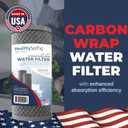 American Made, Healthy Spring 5 Microns Whole House Carbon Filter Compatible with Dupont WFHDC8001,EP Series,EPM Series,NCP-BB-10, GE FXHTC, GXWH40L, GXWH35F, GNWH38S, CTO10BB, AO-WH-PREL-RCP, 4-PACK