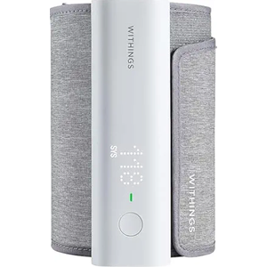 Withings BPM Connect  Digital Blood Pressure Cuff & Heart Rate Monitor  Blood Pressure Machine Arm Cuff, FDA Cleared, FSA/HSA Eligible, IOS & Android
