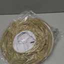 Rustic Lampshades Set of 2, Bell Lamp Shades Replacement 6"x13x10", Medium Faux Leather Lampshades for Table Lamps, Floor Lamps, Hand Crafted(Spider Fitter), Harp Holders Included, Assembly Required