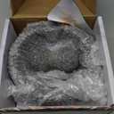 Umien Granite Mortar and Pestle Set - 8-Inch Natural Stone Molcajete with Avocado Tool - 3.5 Cup Capacity for Spices, Herbs, Pestos & Guacamole - Premium Kitchen Gift (Grey)