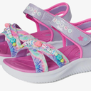 Sketchers Tie Dye Bffs, Lavender/Multi, Size 3