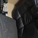 FDW Office Chair Computer High Back Adjustable Ergonomic Desk Chair Executive PU Leather Swivel Task Chair with Armrests Lumbar Support (Black)