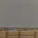 45MinST 3600lbs Heavy Duty Bed Frame,14 Inch Sturdy Steel Slat Mattress Foundation, Metal Reinforced Platform Box Spring Replacement, Easy Assembly with Quick Lock, Cal King