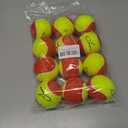 Tennis Balls, Low Pressureless Tennis Balls for Beginners, Made of Premium Durable Felt, Idea for Little Beginner Practice (36Ft (75% Slower Speeds))