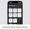 BOND | Add Wifi to Ceiling Fan, Fireplace or Motorized shades | Works with Alexa, Google Home | Remote Control with App | Works with iPhone or Android