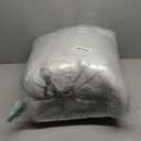 Cloud-Like Full Size Mattress Topper - 100% Cotton Top Mattress Pad for Back Pain Relief - Breathable & Naturally Cooling for Hot Sleepers, White