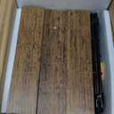 QEEIG Bathroom Shelves Over Toilet - Wall Mounted Floating Shelves Toilet Paper Storage Small Farmhouse Decor Shelf 16 inch Set of 3, Rustic Brown (019-BN3)