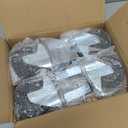 HOLKIE Scaffolding Caster Wheels 5 inch Dual Locking Casters Set of 4, 1-1/4" Square Stem Swivel Castor, 1190 lbs Load Capacity, Industrial Heavy Duty Replacement Castors