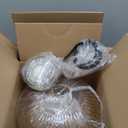 KCO Lighting Modern Gold Globe Pendant Lamp 1-Light Mid Century Antique Brass Dining Pendant Light Amber Glass Farmhouse Pendant Lighting Adjustable Large Vintage Hanging Ceiling Pendant Light (30cm)