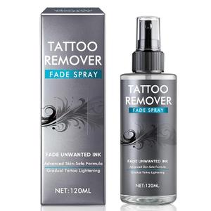 Tattoo Remover Spray - Natural Professional-Strength Formula to Safely Fade & Lighten Tattoo Ink, Supports Skin Recovery, Non-Invasive 120ml