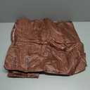 Smiry Rectangle Picnic Tablecloth, Waterproof Elastic Fitted Table Covers for 6 Foot Tables, Wipeable Flannel Backed Vinyl Tablecloths for Camping, Indoor, Outdoor (Reddish Brown, 30x72 Inches)