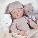Realistic Reborn Baby Dolls - 18 Inch Vinyl Full Body Real Life Doll with Realistic Vein Details, Includes Accessories, Gift for Girls 3+ Years Old
