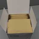 4x8 100% Biodegradable Bubble Mailers,25 Count Kraft Brown #000 Compostable Padded Packaging Wrap Envelopes Pouches Eco Friendly Self Seal Bags