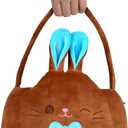Squishmallows Original 12in Lancelot the Chocolate Bunny Egg Hunt Basket  Ultrasoft Official Jazwares Plush Accessory