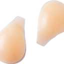 Nipple Covers for Women Strapless Sticky Push UP Bra Adhesive Pasties Silicone Reusable XL-(Fits C-D Cups)