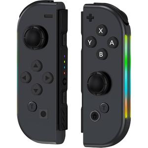 JYELUK Replacement for Nintendo Switch Controller,Compatible with Switch Controllers With RGB LEDï¼ŒSupport Double Vibration/Wake-up/Screenshot