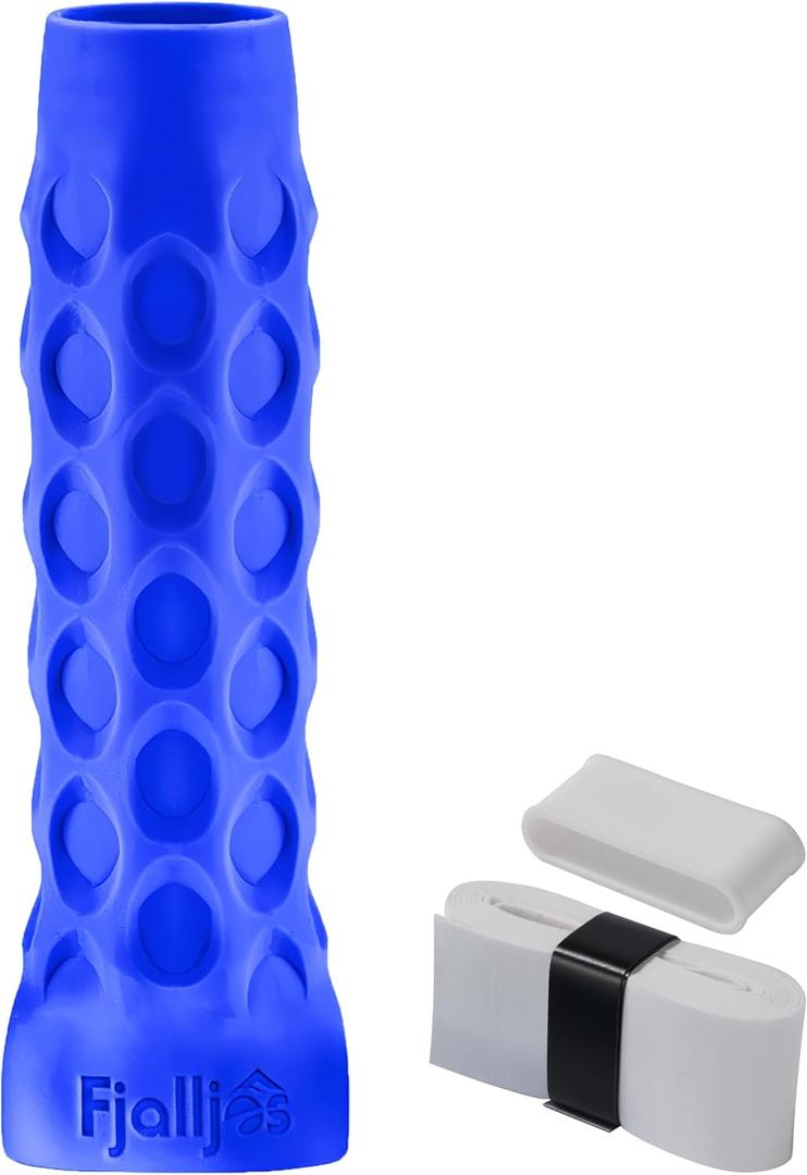 2 x Pickleball Paddle Grip with 5.25" - Enhanced Pickle Ball Grips Overgrip for Vibration Reduction & Precision Control (Royal Blue)