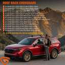 Roof Rack Cross Bars Heavy Duty All-Metal Aluminum Crossbar Luggage