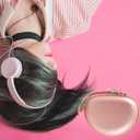 Headphone Case for Beats Solo 4/ for Glynzak/for Picun B8/ for Beats Studio Pro, Solo3, Studio3, Solo2, Solo Pro On-Ear Headphones, Foldable Bluetooth Wireless Headset (Extra Large) - Rose Gold
