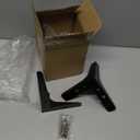 Furniture Legs Metal feet: Couch Legs 6 Inch Sofa Cabinet Legs Replacement Black Legs for Furniture Pack of 2