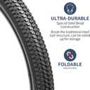 YUNSCM 2-PCS 26" Bike Tires 26x2.10/54-559 Compatible with Gravel Bike 26 x 2.1 26 * 2.10 Cruiser Bicycle Tires