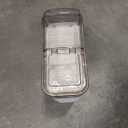 3 Tier Slim Bathroom Storage Cabinet, Narrow Organizer with Wheels and Toilet Paper Holder, Waterproof, No Assembly Required, Perfect for Small Spaces in Bathroom, Kitchen and Bedroom (Cream White B)