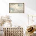 InSimSea Framed Canvas Wall Art Vintage Decor, Home Decor Classical Oil Paintings Sky Cloud Birds Prints, Vintage Landscape Large Wall Art for Living Room Bedroom Bathroom Office Decor, 20"x30"