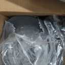 High-Density Upholstery Foam | Cut to Size | Polyurethane Foam | Ideal for Oval & Round Tables | Lasts 7 to 19 Years | Made in USA (3 x 24 x 72, Charcoal)