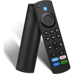 Replacement Voice Remote for Fire Smart Stick 4K,TVs Stick(2nd/3rd Gen),Lite,TV Cube(1st/2nd/3rd Gen),for Insignia/Pioneer/3rd Gen Smart TV