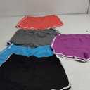 URATOT 5 Packs Soft Comfy Booty Cotton Workout Pants Breathable Lounge Dolphin Shorts Cycling Hiking Pants for Women (XX-Large, Black, Dark Gray, Dark Purple, Blue, Antique Pink)