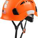 GREEN DEVIL Safety Helmet Hard Hat Adjustable Lightweight Vented ABS Work Helmet for Men and Women 6-Point Suspension ANSI Z89.1 Approved Ideal for Industrial & Construction