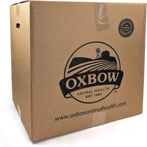 Oxbow Animal Health Orchard Grass, Guinea Pig Hay, Rabbit Hay, Small Pet Bunny Supplies, All Natural Grass for Guinea Pig, Bunny, Chinchilla & Hamster, Oxbow Rabbit Supplies for Bunnies, 50 lb. box (50 Pound (Pack of 1))